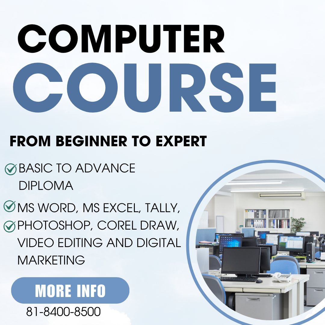 Best computer Institute In Gurgaon | 8184008500 |Discuss Coaching